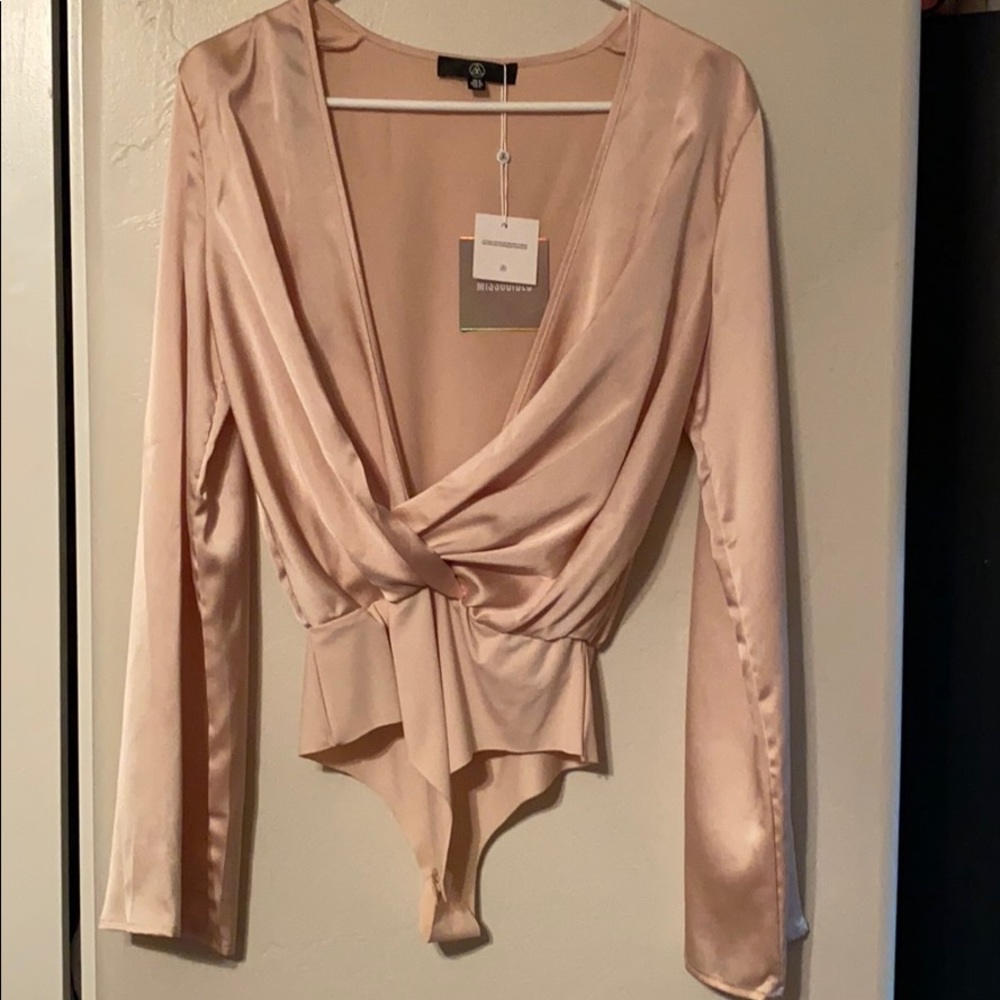 Satin body suit